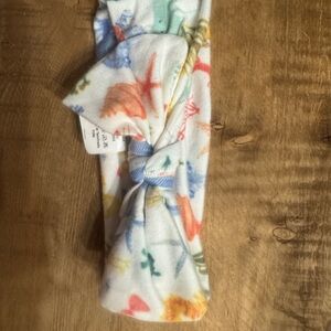 Copper Pearl Nautical Knotted bow Headband